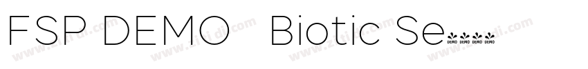 FSP DEMO   Biotic Se字体转换